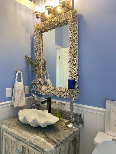 Clamshell vessel bathroom sink - clamshell,
