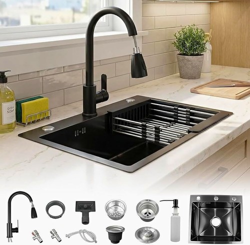 Black matt stainless steel - matt,