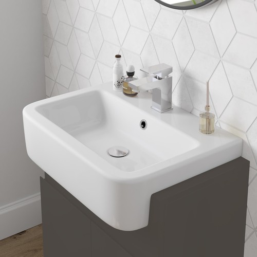 Bathroom 600mm wash basin - basin, sink