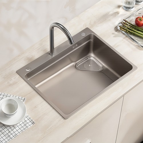 Stainless steel sink single - steel,