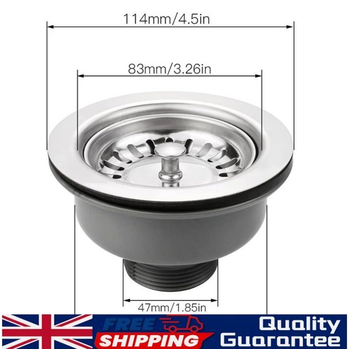 114mm stainless steel - 114mm,