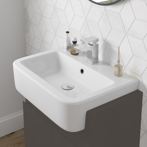 Bathroom 600mm wash basin sink - wash,