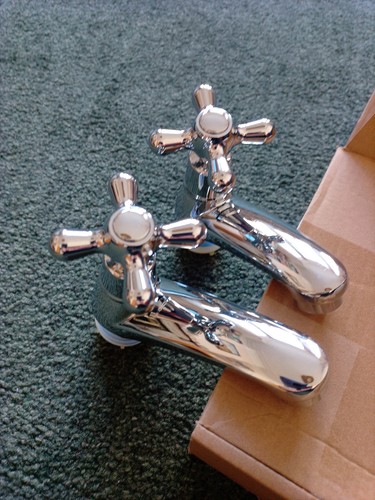 Chrome effect bathroom basin - effect,