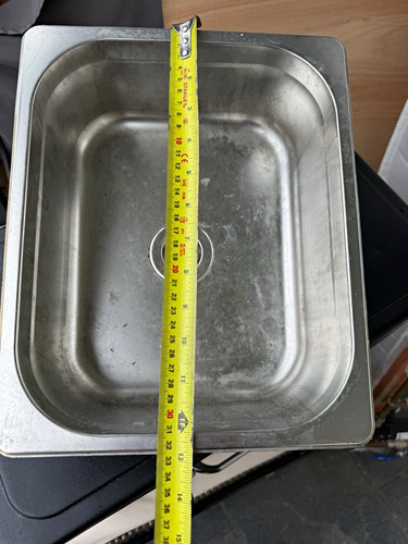 Stainless steel inset - stainless, single