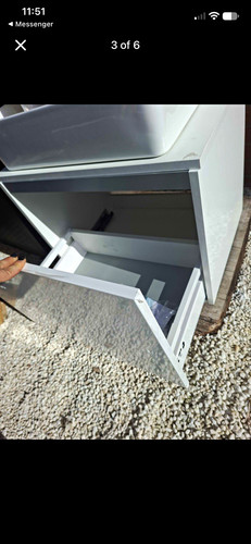 White wall mounted - mounted, sink