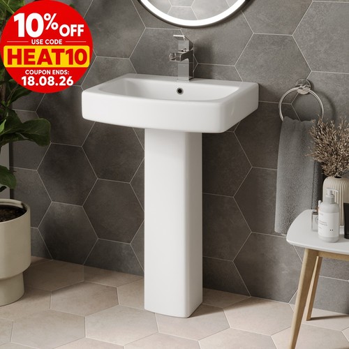 Modern bathroom square basin - modern,