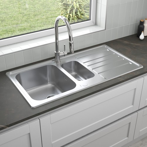 Inset stainless steel kitchen - inset,