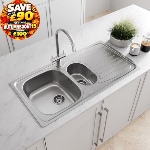 Stainless steel kitchen sink - stainless,