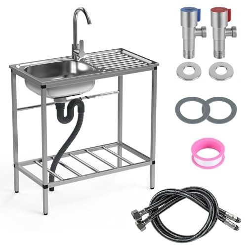 Stainless steel utility sink - stainless,